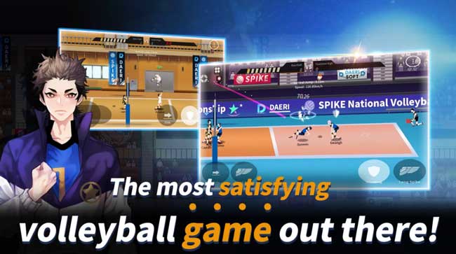 Review The Spike Volleyball Story Mod Apk