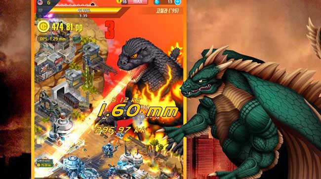 Fitur-fitur Andalan pada Godzilla Defense Force Mod Apk